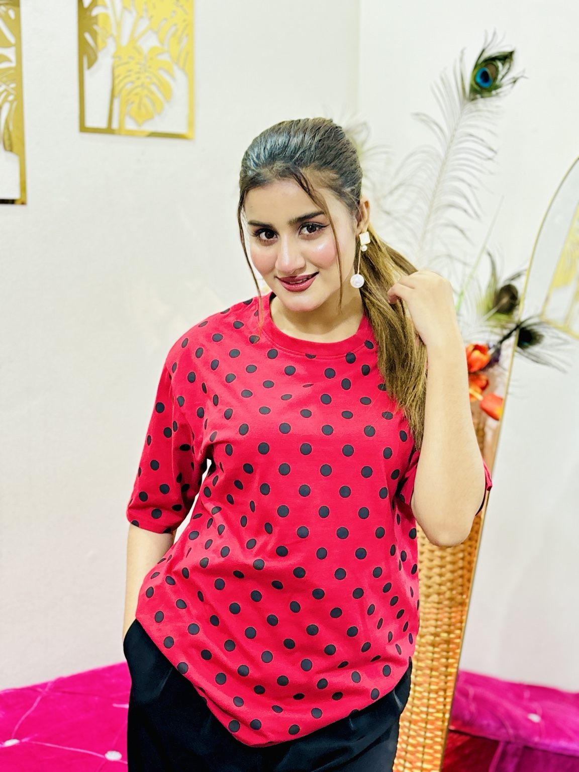 Dot Print T-shirt Combo 4 Pis 999 Tk thumbnail 7